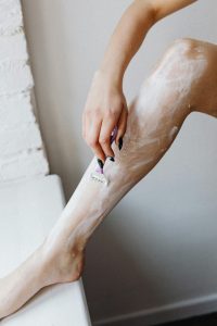 shaving before a hair inhibitor makes it work better